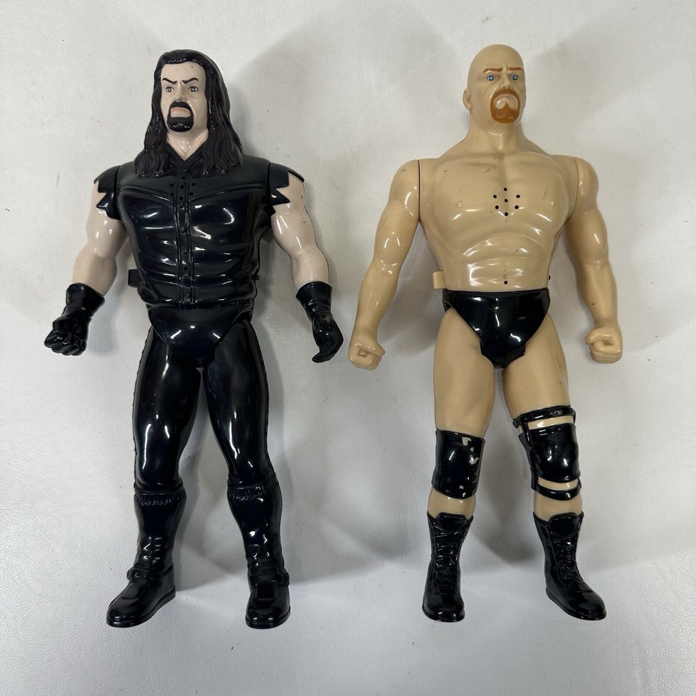 WWF Walkie Talkies The Undertaker and Stone‎ Cold Steve Austin